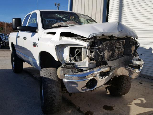 3D7KS28A28G144772 - 2008 DODGE RAM 2500 S WHITE photo 1