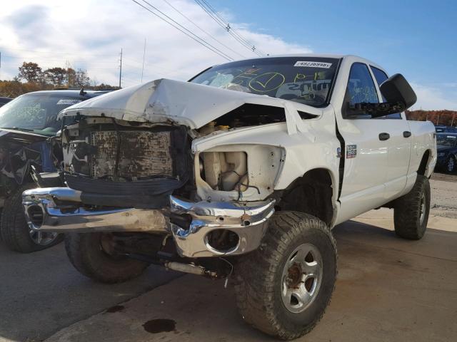 3D7KS28A28G144772 - 2008 DODGE RAM 2500 S WHITE photo 2