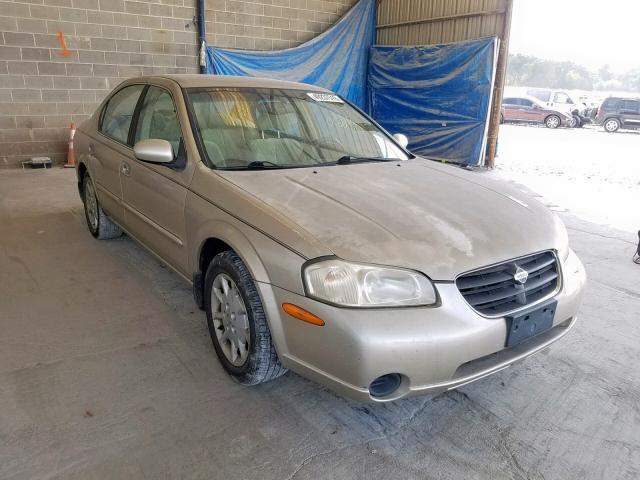 JN1CA31D01T621707 - 2001 NISSAN MAXIMA GXE GOLD photo 1