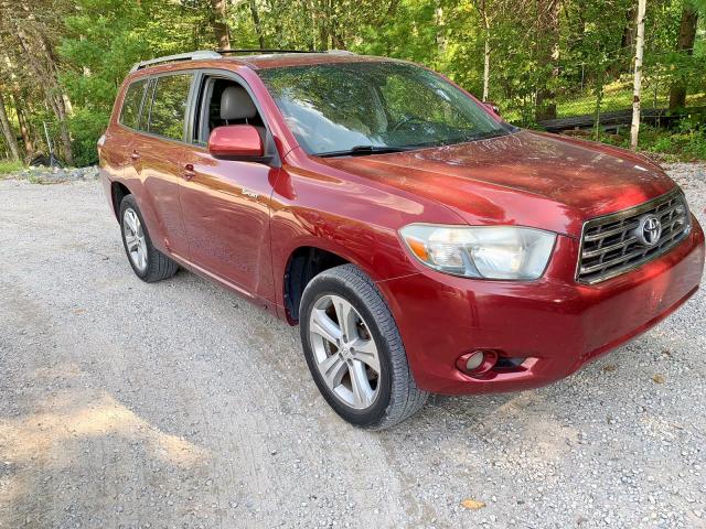 JTEES43A292129625 - 2009 TOYOTA HIGHLANDER RED photo 1