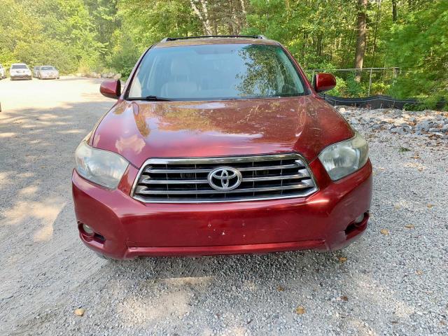 JTEES43A292129625 - 2009 TOYOTA HIGHLANDER RED photo 2