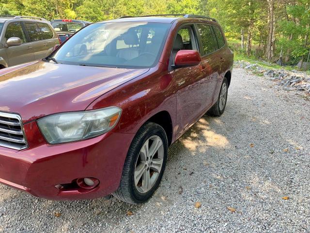 JTEES43A292129625 - 2009 TOYOTA HIGHLANDER RED photo 3