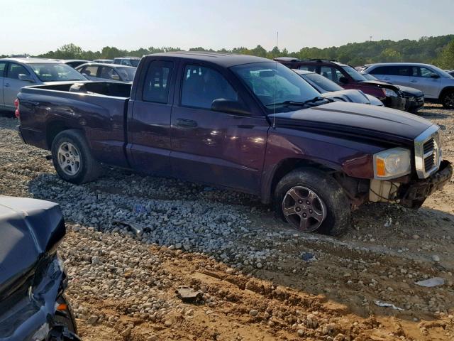 1D7HE42K35S163320 - 2005 DODGE DAKOTA SLT BROWN photo 1