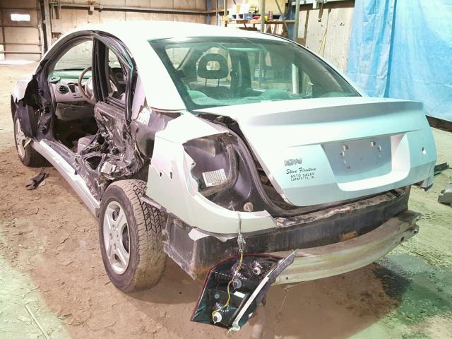 1G8AG52F43Z168488 - 2003 SATURN ION LEVEL SILVER photo 3