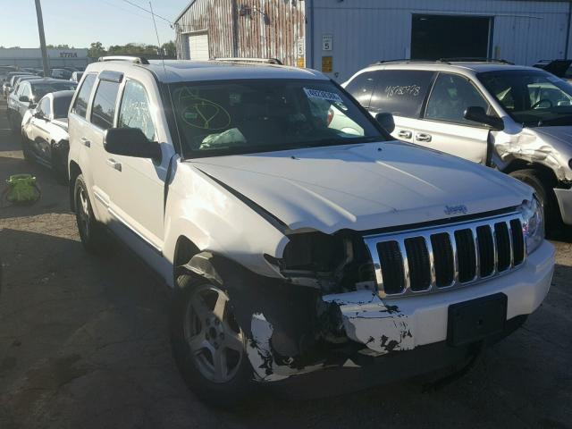 1J8HR58P37C605090 - 2007 JEEP GRAND CHER WHITE photo 1