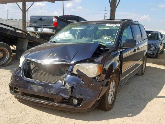 2A4RR5D16AR149057 - 2010 CHRYSLER TOWN & COU BLUE photo 2