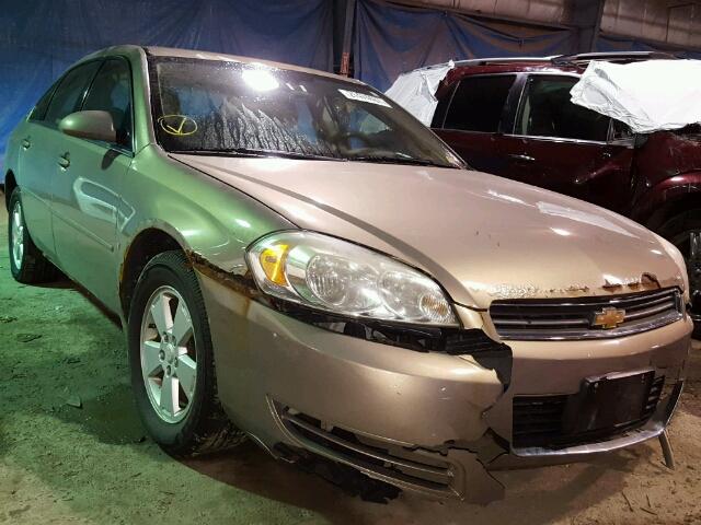 2G1WT58N979241157 - 2007 CHEVROLET IMPALA LT TAN photo 1