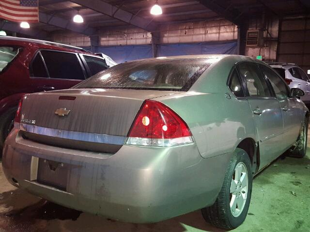 2G1WT58N979241157 - 2007 CHEVROLET IMPALA LT TAN photo 4