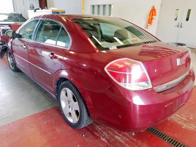 1G8ZS57N47F294939 - 2007 SATURN AURA XE RED photo 3