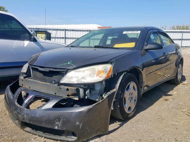 1G2ZF58B874209289 - 2007 PONTIAC G6 VALUE L GRAY photo 2