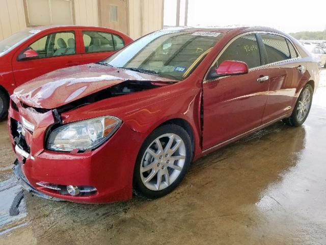1G1ZG5E7XCF334522 - 2012 CHEVROLET MALIBU LTZ წითელი ფოტო 2