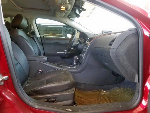 1G1ZG5E7XCF334522 - 2012 CHEVROLET MALIBU LTZ წითელი ფოტო 5