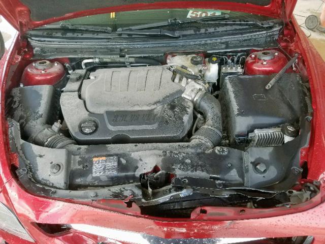 1G1ZG5E7XCF334522 - 2012 CHEVROLET MALIBU LTZ წითელი ფოტო 7