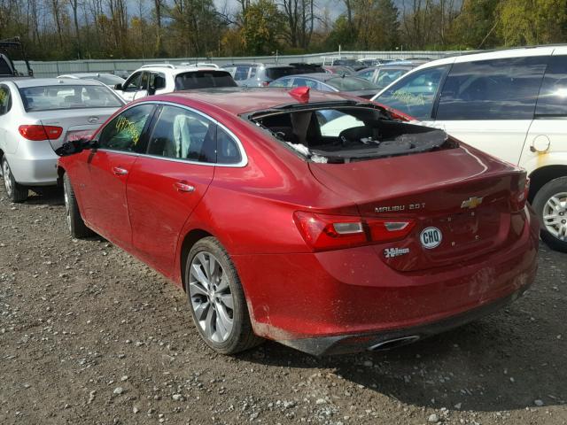 1G1ZH5SX7GF299817 - 2016 CHEVROLET MALIBU PRE RED photo 3