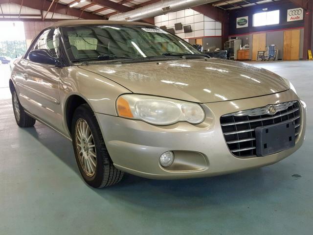 1C3EL55R54N339769 - 2004 CHRYSLER SEBRING LX BEIGE photo 1