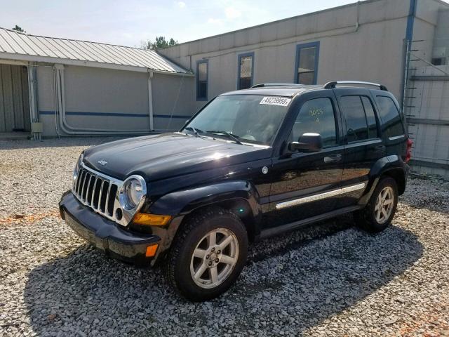 1J4GL58K46W163856 - 2006 JEEP LIBERTY LI BLACK photo 2