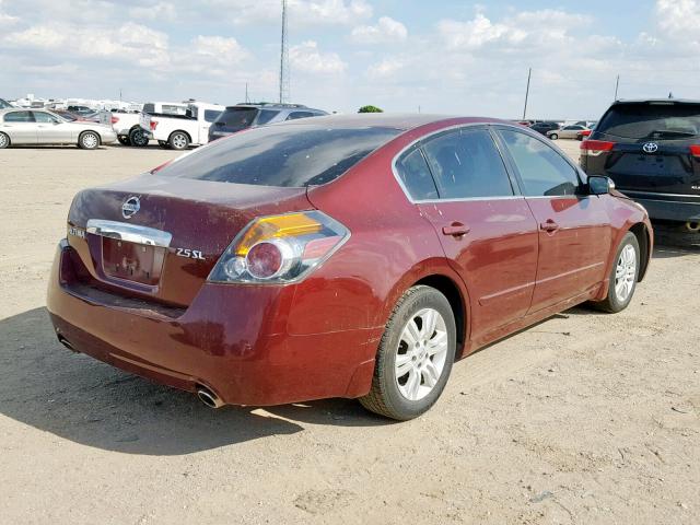 1N4AL2AP9BN446842 - 2011 NISSAN ALTIMA BAS MAROON photo 4