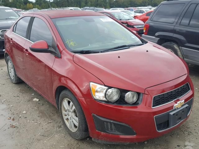 1G1JD5SB5C4167965 - 2012 CHEVROLET SONIC LT RED photo 1