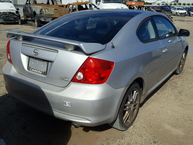 JTKDE167X50051678 - 2005 TOYOTA SCION TC ვერცხლისფერი ფოტო 4