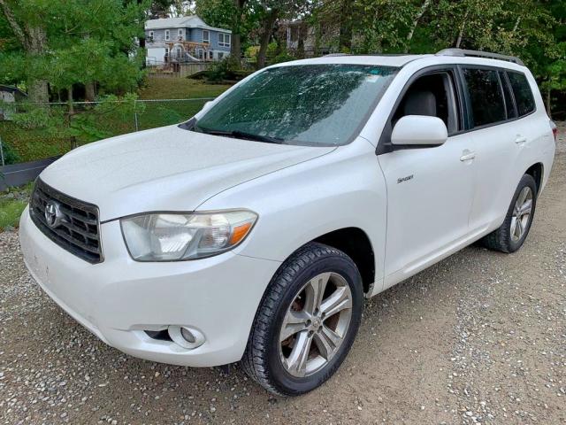 JTEES43A892133095 - 2009 TOYOTA HIGHLANDER WHITE photo 2