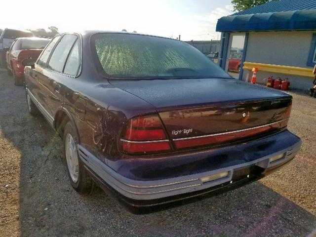 1G3HN52K1S4808188 - 1995 OLDSMOBILE 88 ROYALE MAROON photo 3