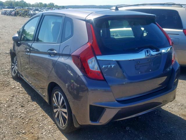 3HGGK5H96GM705791 - 2016 HONDA FIT EX GRAY photo 3