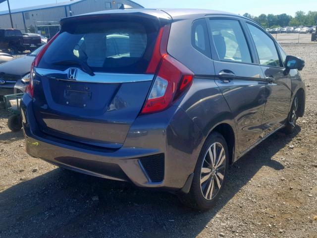 3HGGK5H96GM705791 - 2016 HONDA FIT EX GRAY photo 4