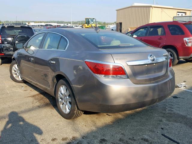 1G4GB5EG5AF220661 - 2010 BUICK LACROSSE C BROWN photo 3