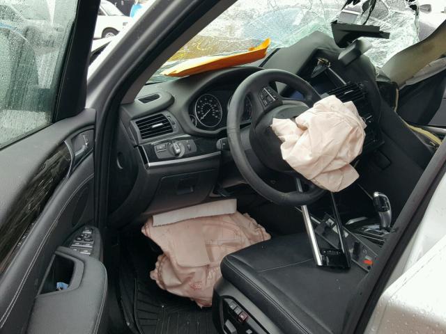 5UXWZ7C36H0V88656 - 2017 BMW X3 SDRIVE2 SILVER photo 9