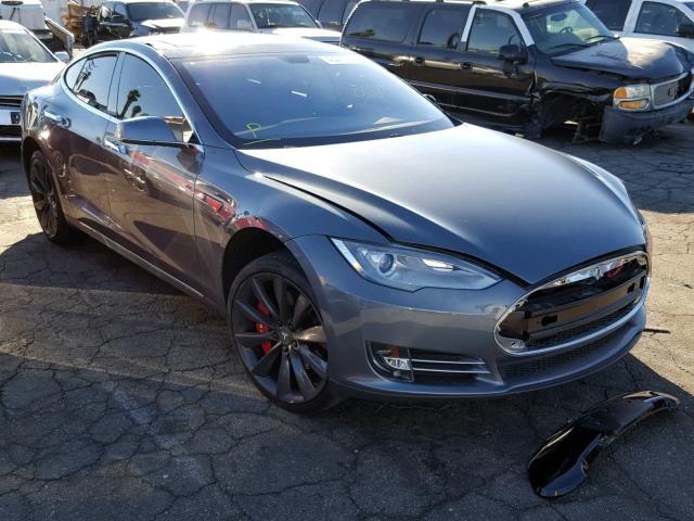 5YJSA1CP8DFP08069 - 2013 TESLA MODEL S ნაცრისფერი ფოტო 1