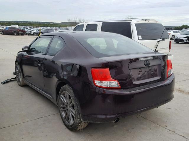 JTKJF5C72C3036860 - 2012 TOYOTA SCION TC Tünd qırmızı foto 3