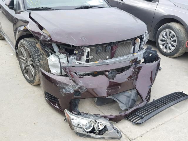 JTKJF5C72C3036860 - 2012 TOYOTA SCION TC Tünd qırmızı foto 9