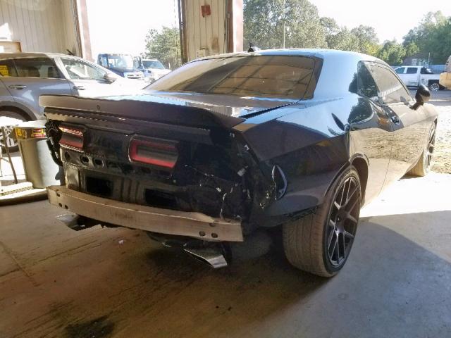 2C3CDZFJ8GH345244 - 2016 DODGE CHALLENGER BLACK photo 4