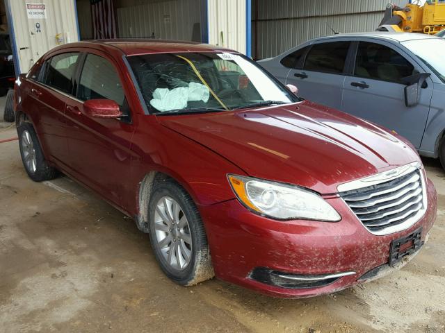 1C3CCBBB7DN694133 - 2013 CHRYSLER 200 TOURIN RED photo 1