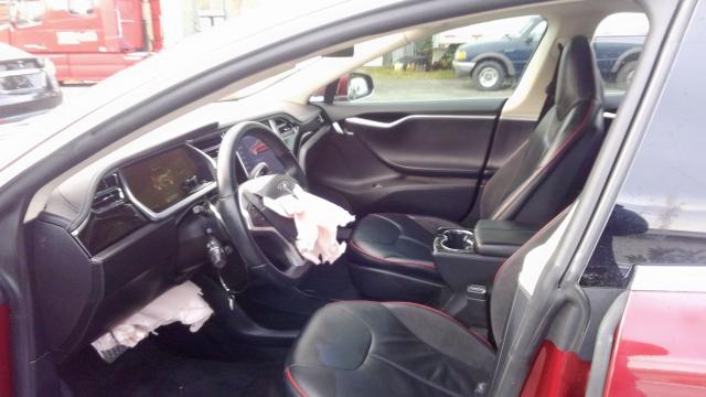 5YJSA1DP1CFS00975 - 2012 TESLA MODEL S أحمر صورة 6