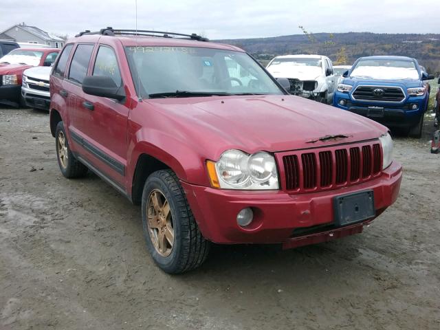 1J4GR48K55C714031 - 2005 JEEP GRAND CHER RED photo 1