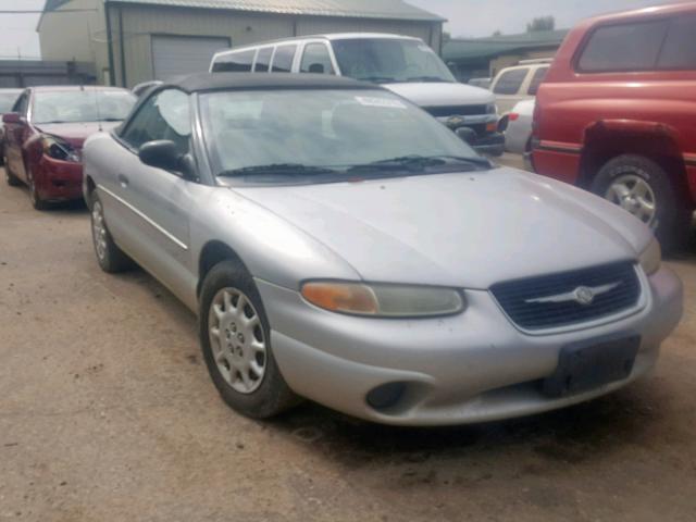 3C3EL45H8YT238846 - 2000 CHRYSLER SEBRING JX SILVER photo 1