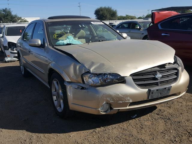 JN1CA31A21T302718 - 2001 NISSAN MAXIMA GXE GOLD photo 1