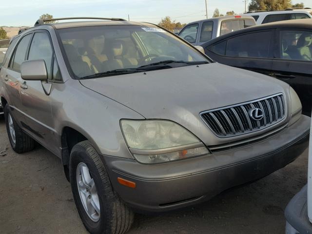 JTJHF10U120253208 - 2002 LEXUS RX 300 BEIGE photo 1