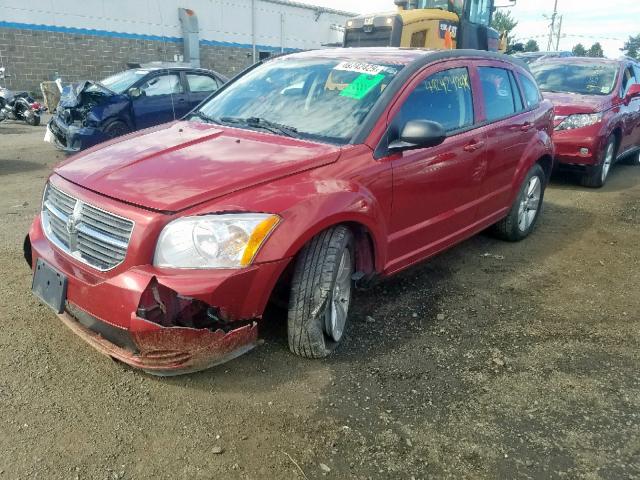 1B3CB4HA0AD652169 - 2010 DODGE CALIBER SX RED photo 2