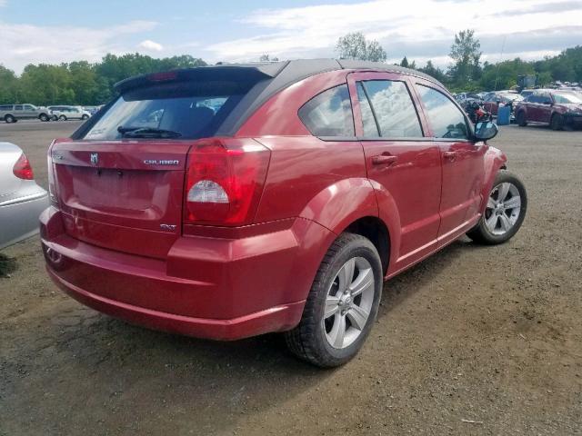 1B3CB4HA0AD652169 - 2010 DODGE CALIBER SX RED photo 4