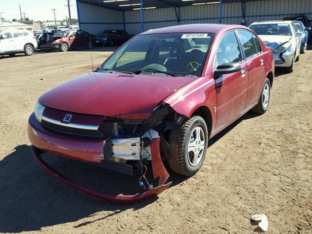 1G8AF52FX4Z229783 - 2004 SATURN ION LEVEL 红色 照片 2