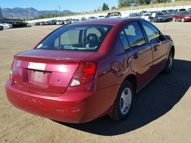 1G8AF52FX4Z229783 - 2004 SATURN ION LEVEL 红色 照片 4