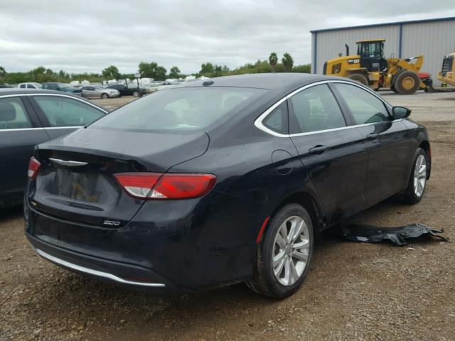 1C3CCCAB8FN611478 - 2015 CHRYSLER 200 LIMITE BLACK photo 4