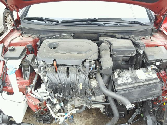 5NPE34AF0HH506627 - 2017 HYUNDAI SONATA SPO RED photo 7