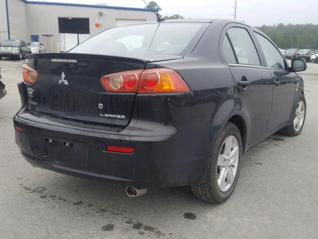 JA3AU26U48U033679 - 2008 MITSUBISHI LANCER ES BLACK photo 4