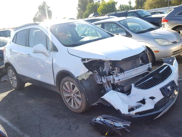 KL4CJASB2HB124604 - 2017 BUICK ENCORE PRE WHITE photo 1