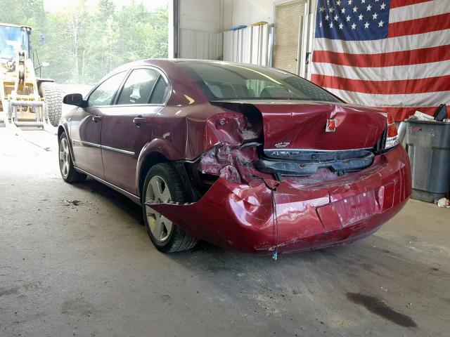 1G8ZS57N97F131834 - 2007 SATURN AURA XE RED photo 3