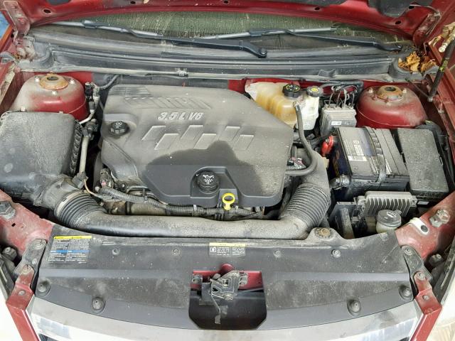 1G8ZS57N97F131834 - 2007 SATURN AURA XE RED photo 7