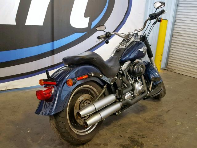 1HD1JNV19CB037300 - 2012 HARLEY-DAVIDSON FLSTFB FAT BLUE photo 4